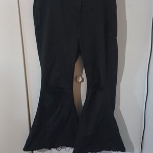 Vibrant Midnight Black Trousers